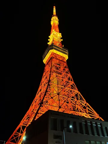 夜空に灯る、オレンジ色の情熱