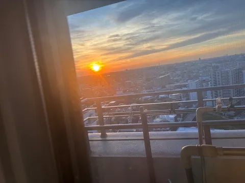 街並みを染める夕暮れ
