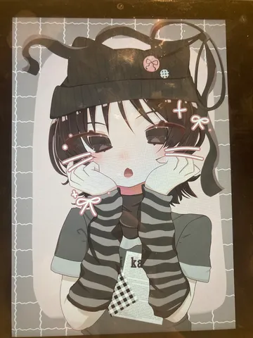 帽子とリボンのほっこり感