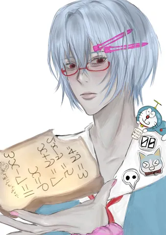 知的な憂いを帯びた表情