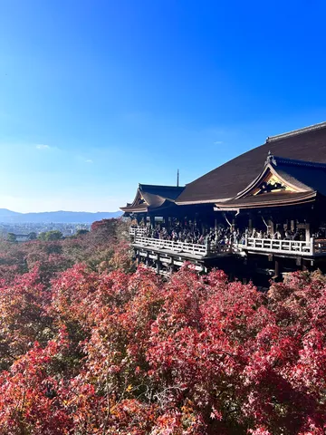 錦繍に浮かぶ古刹
