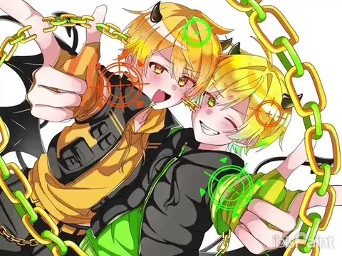 鎖が描く、弾む一瞬
