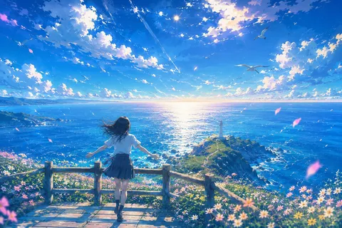どこまでも続く、青の物語