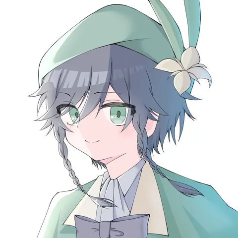 水色の風をまとう少年