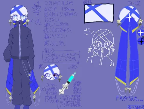 設定が光るキャラクターデザイン
