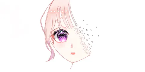 半分だけ残る光の顔