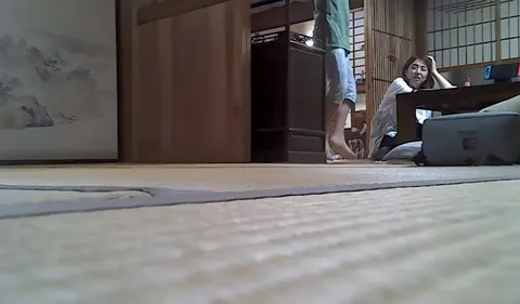 和室の日常、ふとした瞬間