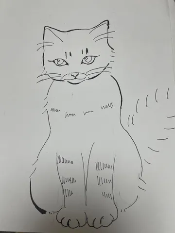のんびり猫の横顔