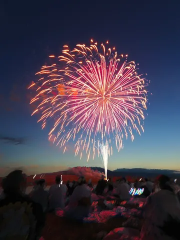 夜空を彩る大輪の花火