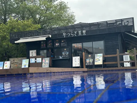 水面に映る、情緒あふれる黒い建物