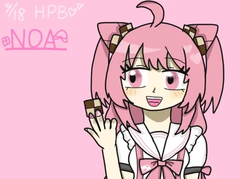 ピンクの午後とお菓子光