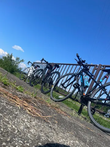 晴れた日の自転車散歩