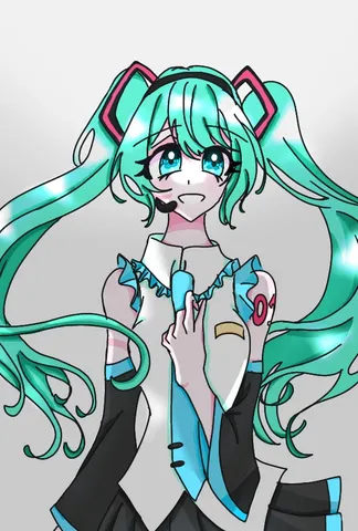 ミクさん、ちょっと困ってる？