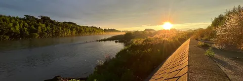 いつもの夕焼け