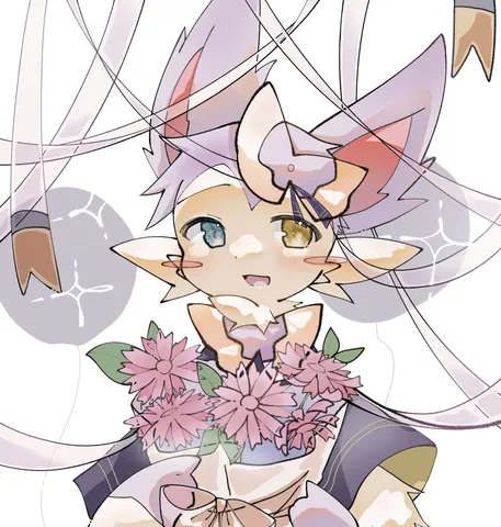花と風を抱く妖精