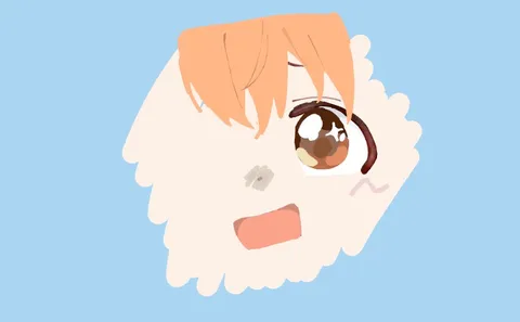 キラキラおめめと驚き顔