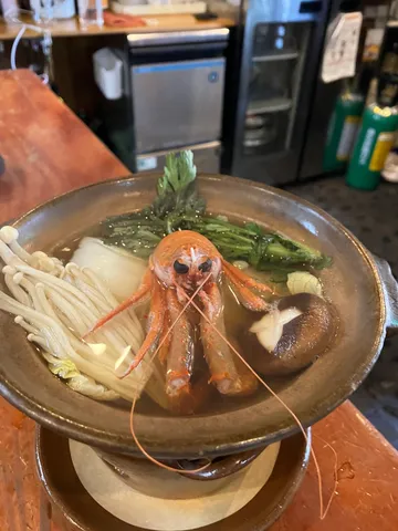 海老とかにもの鍋