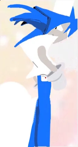 青い髪の疾走者