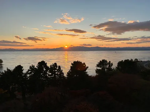 長浜城からの琵琶湖