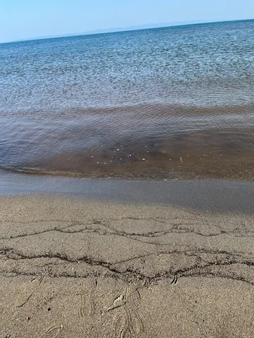 波打ち際の静かな色彩
