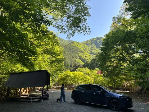 新緑の山里で過ごすひととき