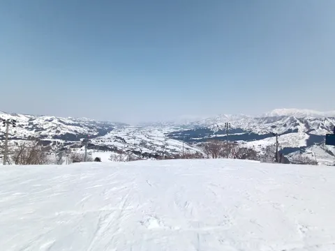 雪原に広がる大パノラマ