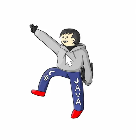 プログラマー？の応援ポーズ！