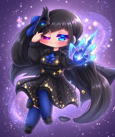 星屑に包まれた魔法少女