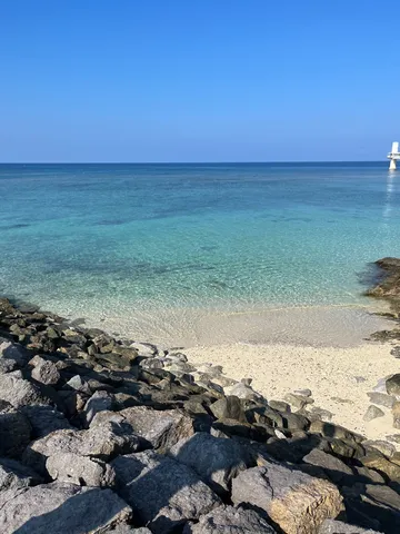 修学旅行で行った沖縄の海