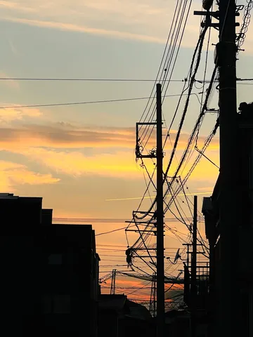 友達の家の前
