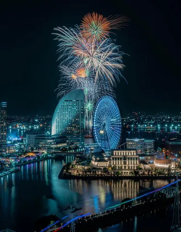 夜景と花火、視線泥棒はどっち？