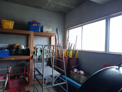 スポーツ用品、整頓されてます