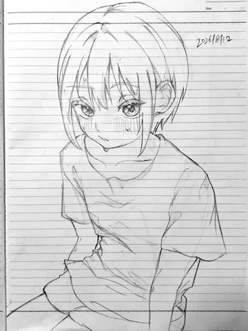 アンニュイな表情の少女