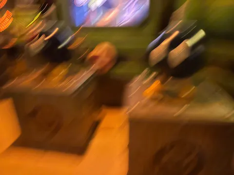 光の流れる夜