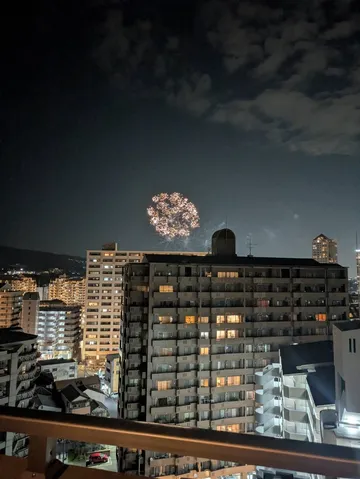 夜空に咲く都市の華