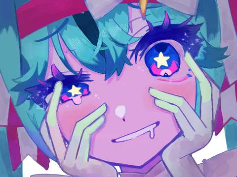キラキラおめめは宇宙