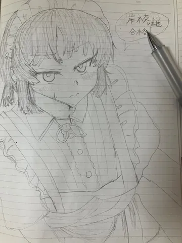 勉強の合間の落書き？