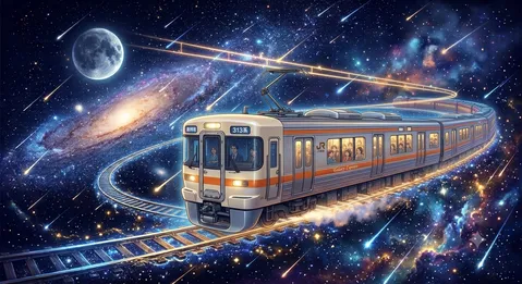 銀河特急、星空を往く