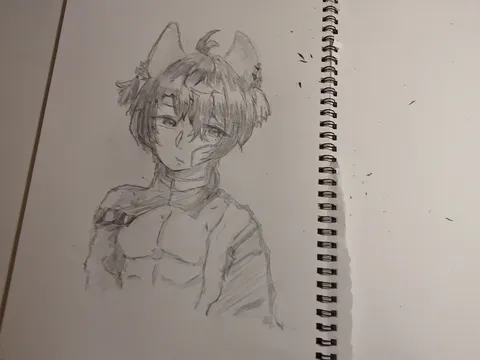 耳と陰影が語る静かな朝