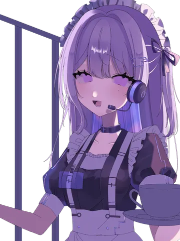 パープルメイドのティータイム