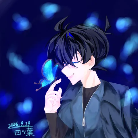 蝶との戯れ