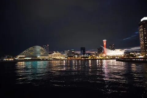 夜景と水面の呼吸