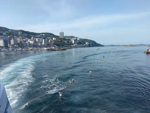海辺の街とカモメの誘い