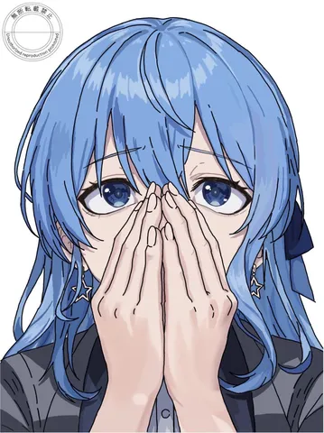 指の間から覗く瞳