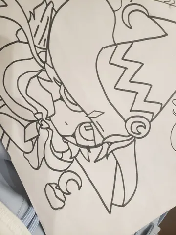 謎めく線のダンス
