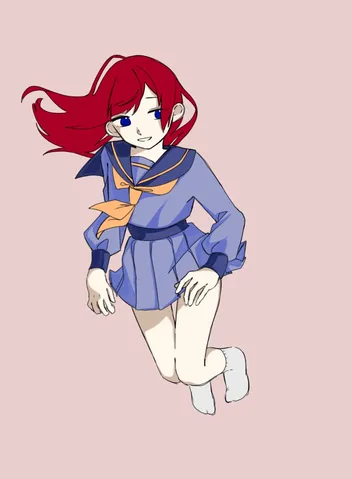 宙を舞うセーラー服