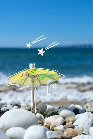 波音に浮かぶ小さな夏