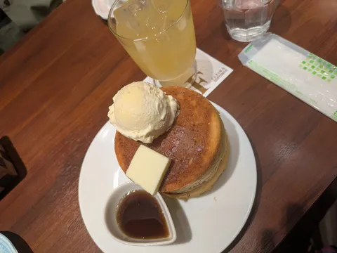 午後のパンケーキ、甘い時間