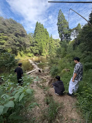水辺の静かな瞬間