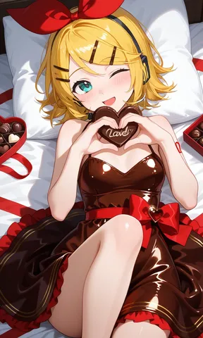 チョコドレスの甘い罠にWink！